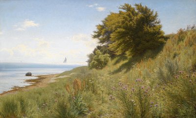 Zomerdag aan zee door Ludvig Kabell